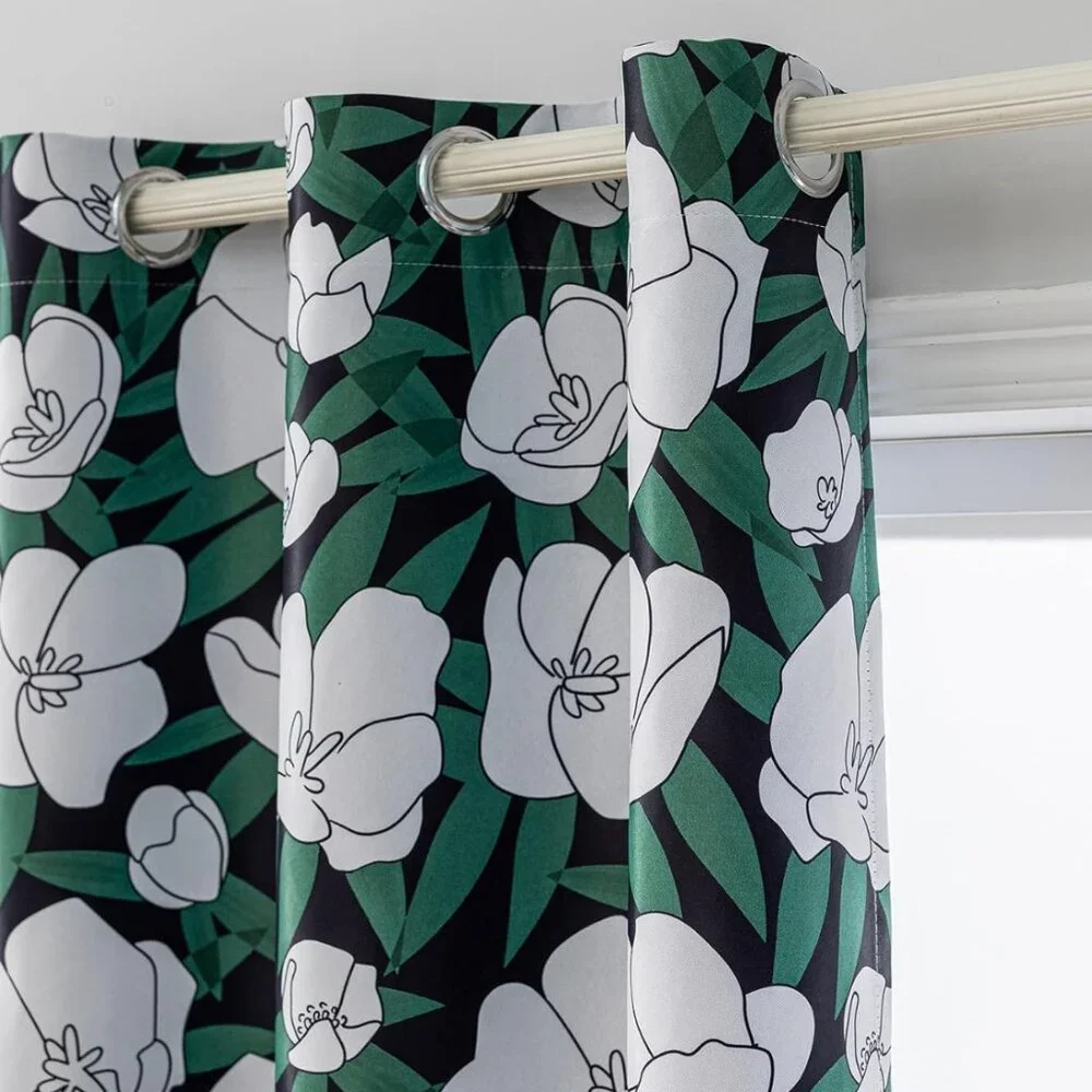 Flowers Curtains –2 Panels, 54
